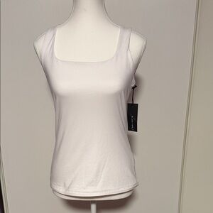 Black Tape Classic White Tank Top